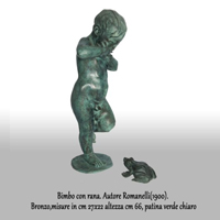 Bimbo con rana (cod.0004DG)
